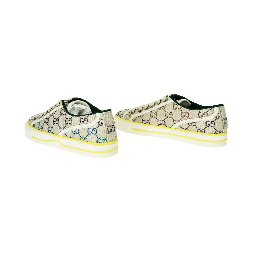 Gucci Women's Tennis 1977 GG Crystal Sneakers - Picture 3 of 9